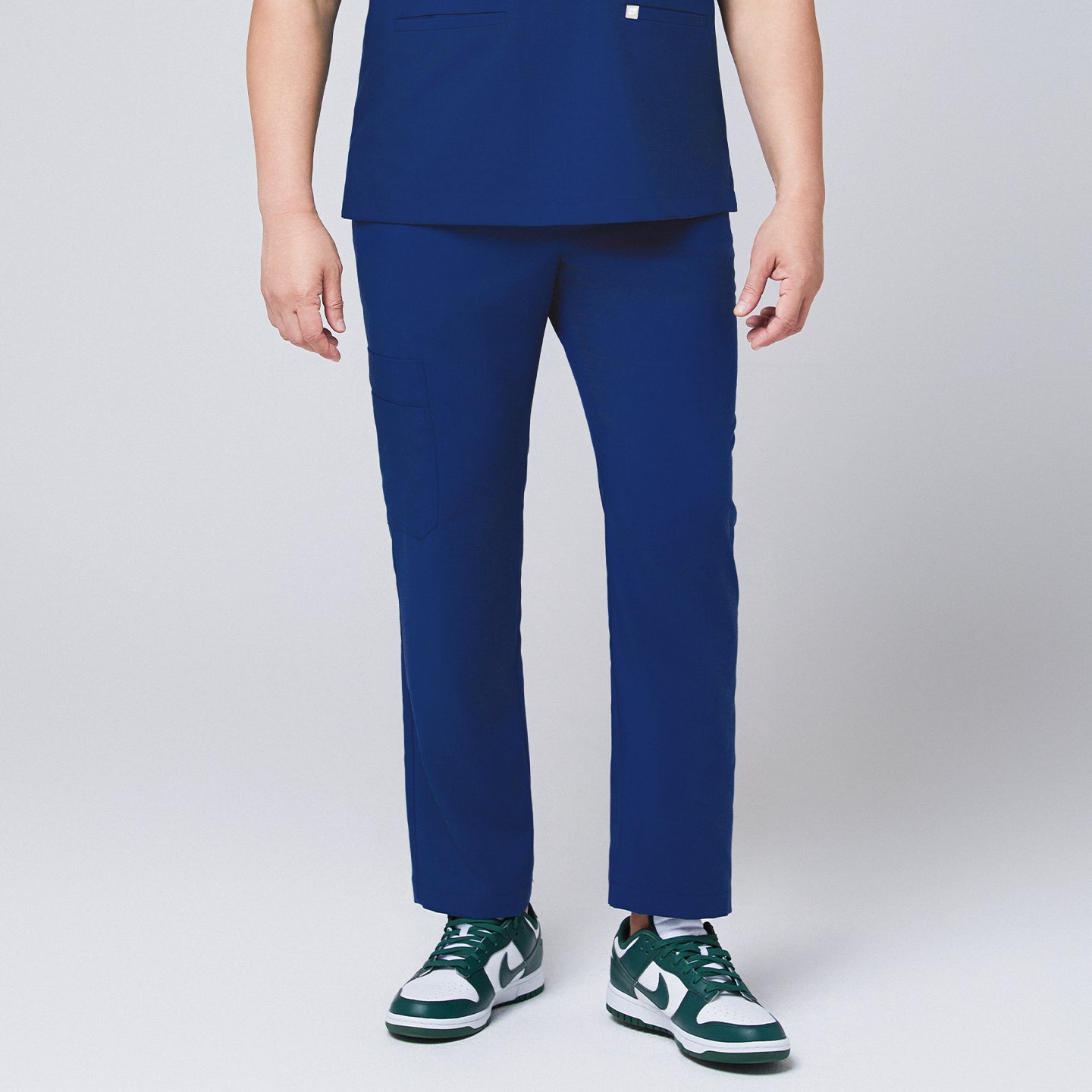 Zenir | Men's Pocket Straight Scrub Pants - Admiral Blue