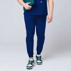 Image of Zenir | Men's StretchFit Jogger Scrub Pants - Admiral Blue