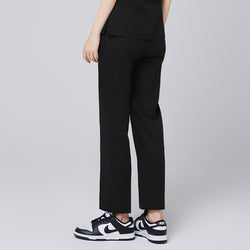 Image of Zenir | Women's Line Banding Scrub Pants - Eco Black